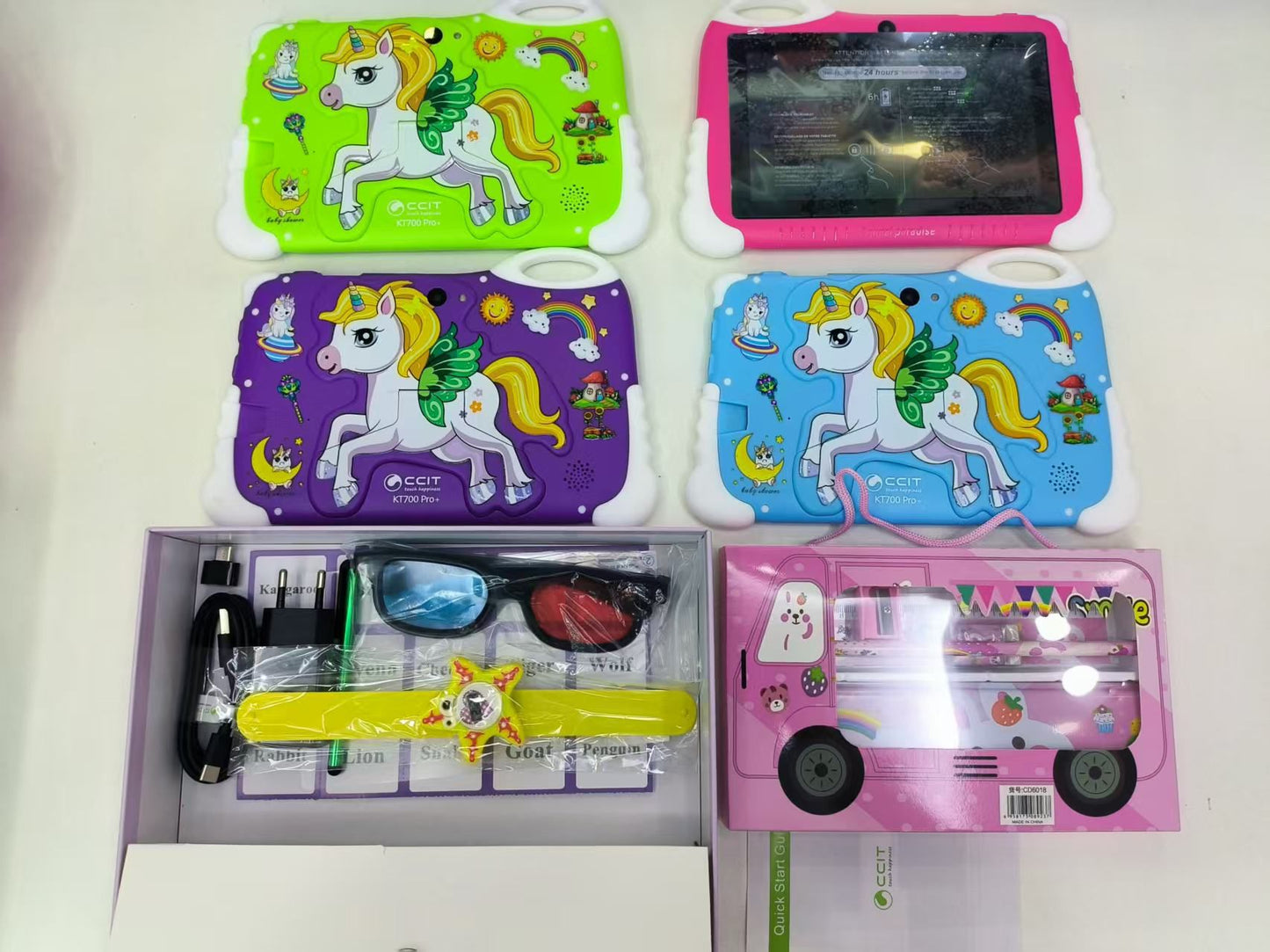 Tablet Infantil CCIT Kids KT700 Pro+ (8GB RAM / 256GB ROM)