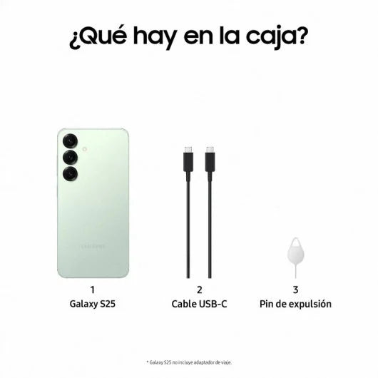 Smartphone Samsung Galaxy S25 com armazenamento AI Bateria  4.000 mAh Mint