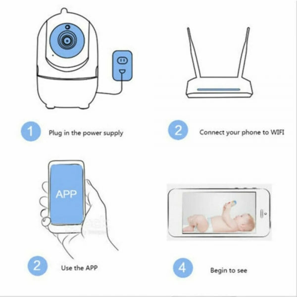 Câmara Wi-Fi Inteligente JORTAN JT-8172
